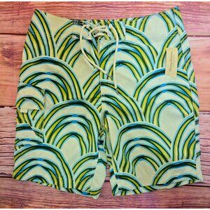 Tommy Bahama Mens Nylon Swim Trunk 32 Tropical Print NWT